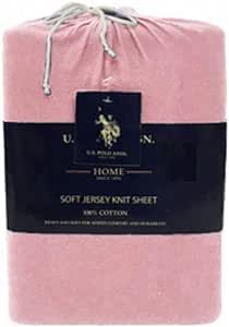 U.S. Polo Assn. All Season, Soft and Cozy T-Shirt Material, 1800 Thread Count 4-Piece Cotton Rich Jersey Sheet Set